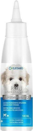 Eurowet Капки за почистване на очи куче Бежов 100мл