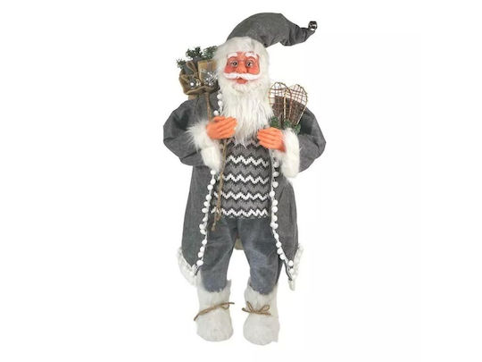 Dekorativer Weihnachtsmann Gray aus Stoff