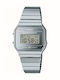 Casio Collection Ceas de Damă cronograf cu Argintiu Brățară Metalică