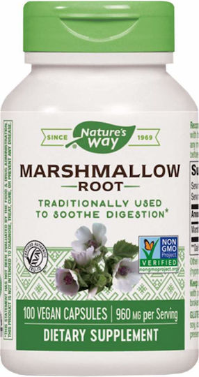 Nature's Way Marshmallow Root 455мг 100 вегетариански капсули