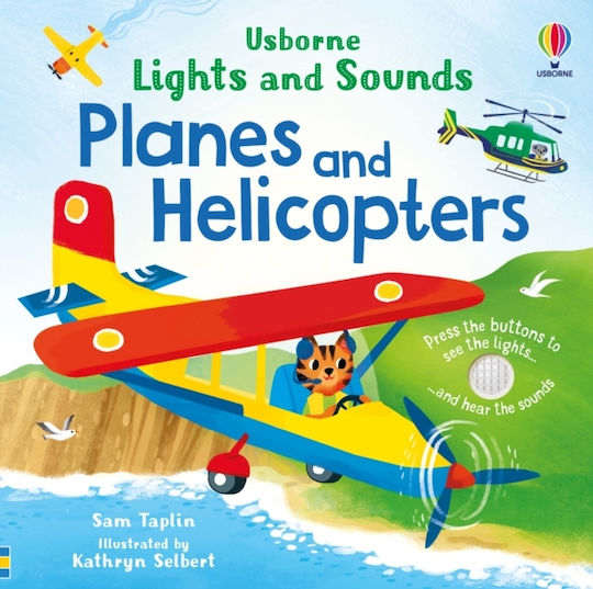 Lights Sounds Planes Helicopters Sam Taplin Usborne Publishing Ltd
