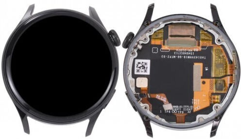 Huawei Lcd & Touch-Mechanismus Bildschirm Schwarz (Huawei Watch3)