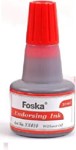 Foska Flüssige Tinte für Stempelkissen Stempel Rot