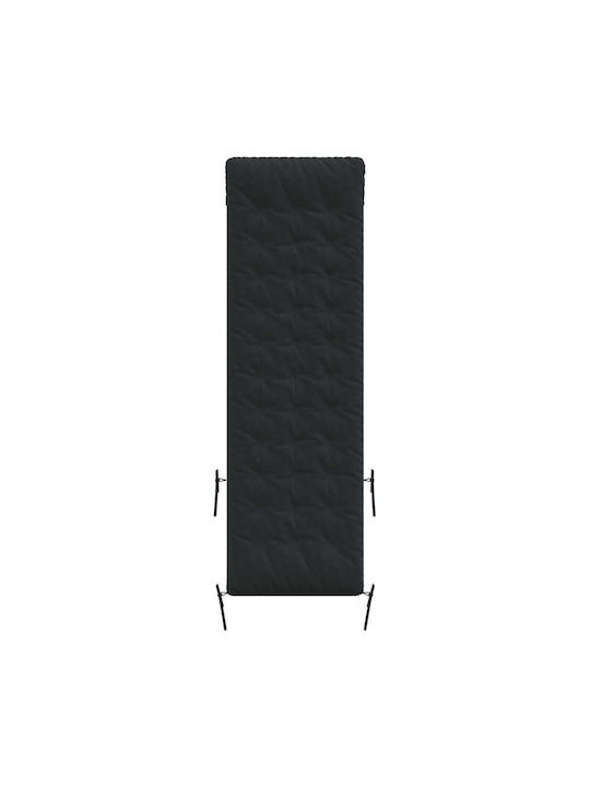 vidaXL Sun Lounger Cushion Black 50x160cm.