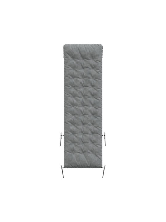 vidaXL Sun Lounger Cushion Grey 50x160cm.