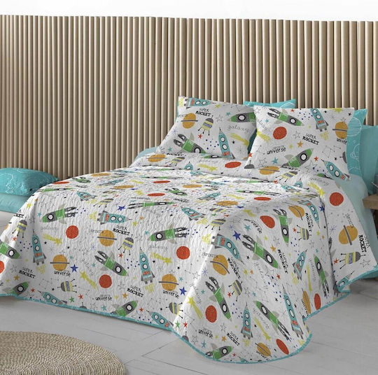 Linea Interiors Подредба Детско Одеяло с Калъфка за Възглавница Многоцветно 180x270см