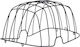 Basil Basil Buddy Space Frame Haustierkorb Abdeckung Riemenbefestigung Schwarz Neu