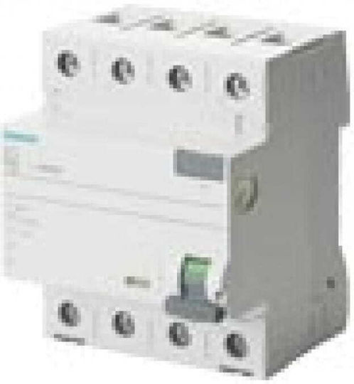 Siemens Ρελέ Ράγας Διαρροής 40A Τετραπολικό