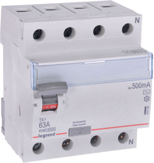 Legrand Phase Relays Leckage der Erde 63A Quadruple Pole with Voltage 400V