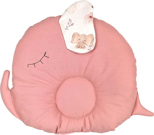 Baby Star Crib Decorative Pillow Elephant Pink 40x30cm