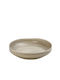 Espiel Noah Plate Soup Ceramic Beige with Diameter 27.5cm