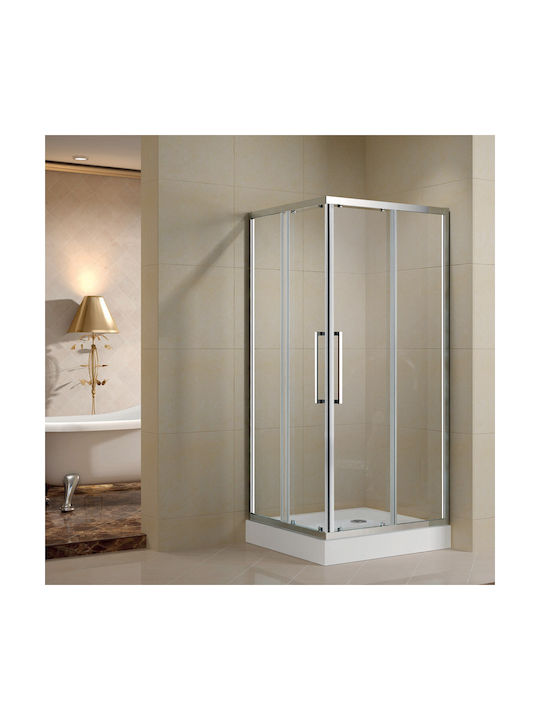 Karag Καμπίνα Ντουζιέρας με Συρόμενη Πόρτα 70x190cm Clear Glass