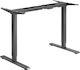 Powerton Schreibtischbasis aus Metall mit Regulator Black