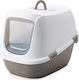 Savic Cat Toilet Closed with Filter Gray L39 x W38 x H56cm