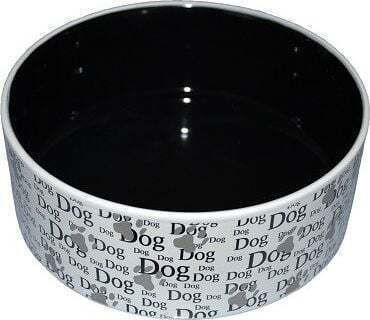 Ceramic Food Bowl for Dog 19.5x7.5cm