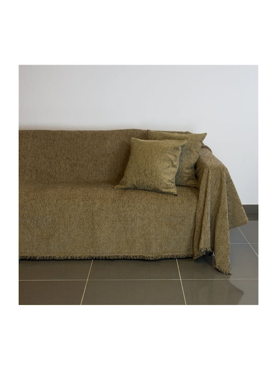 Ready Armchair Throw 250x180cm Coffee