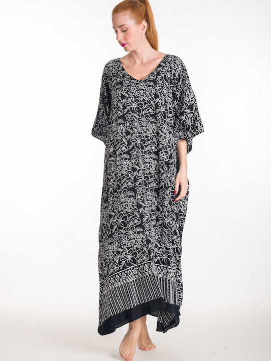 Rima Beachwear Feminin Caftan de Plajă Negru