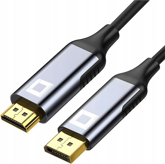 Cablu DisplayPort - HDMI de sex masculin 3m Gri (CO2-0022)