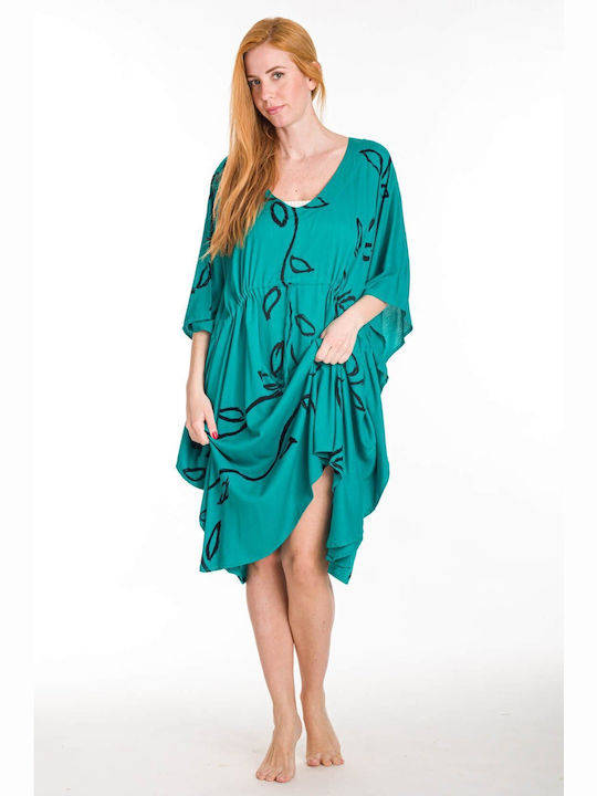 Rima Beachwear Γυναικείο Καφτάνι Παραλίας Πράσινο
