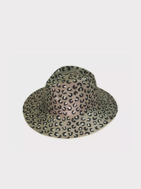 Γυναικείο Ψάθινο Καπέλο Γκρι