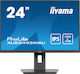 Iiyama ProLite IPS HDR Monitor 24" FHD 1920x1200 cu Timp de Răspuns 4ms GTG