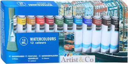 Mehrfarbige Temperafarben 12ml