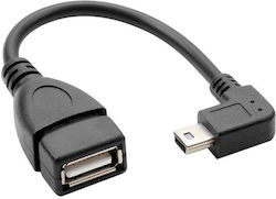 Convertor mini USB masculin în USB-A feminin 1buc