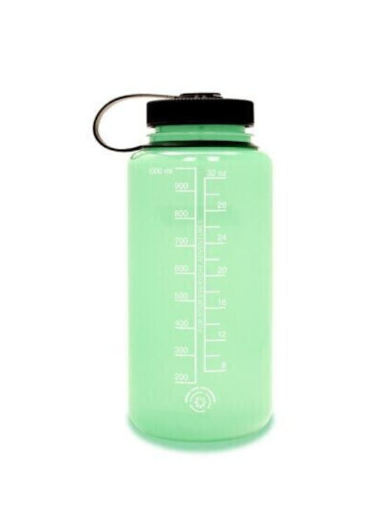Nalgene Wide Mouth Sustain Wasserflasche Kunststoff 1000ml Grün