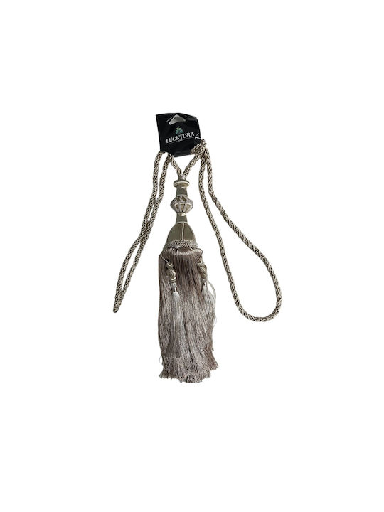 My Home Luxury Tie-Back made of Metal Beige 1pcs