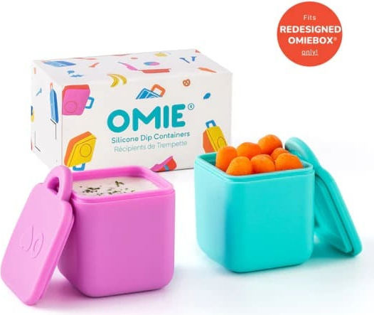 Omie Plastik Kinder Lunchset Rosa