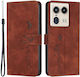 Smile Wallet Καφέ (Motorola Edge 50 Ultra 5G)