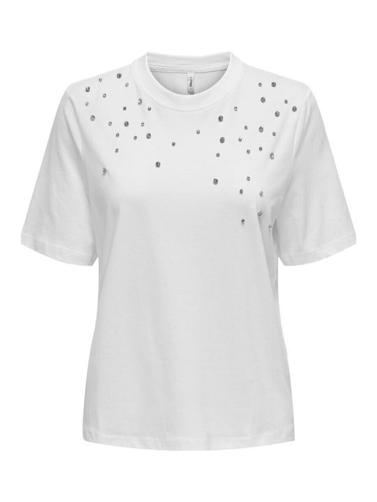 Only Damen T-Shirt White