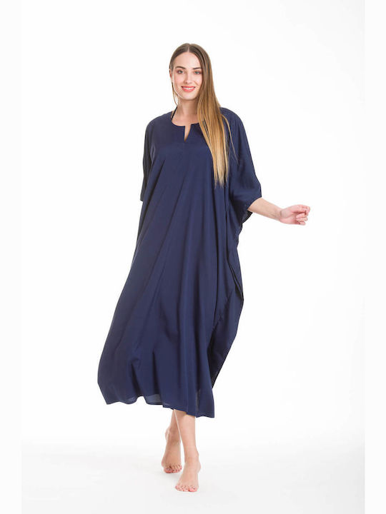 Rima Beachwear Women's Caftan Beachwear Navy Blue
