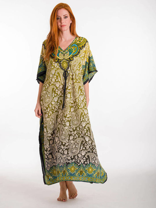 Rima Beachwear Women's Caftan Beachwear Beige
