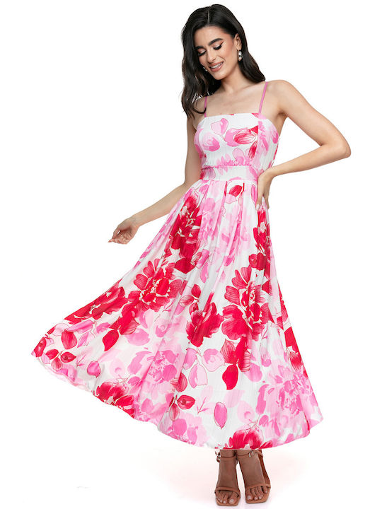 RichgirlBoudoir Καλοκαιρινό Midi Φόρεμα Ροζ