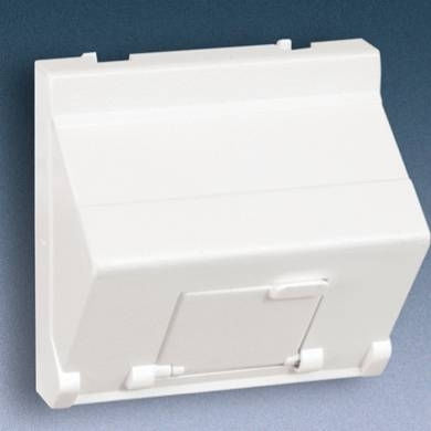 Kontakt-Simon Μονή Πρίζα Δικτύου RJ45 σε Λευκό Χρώμα K80/9