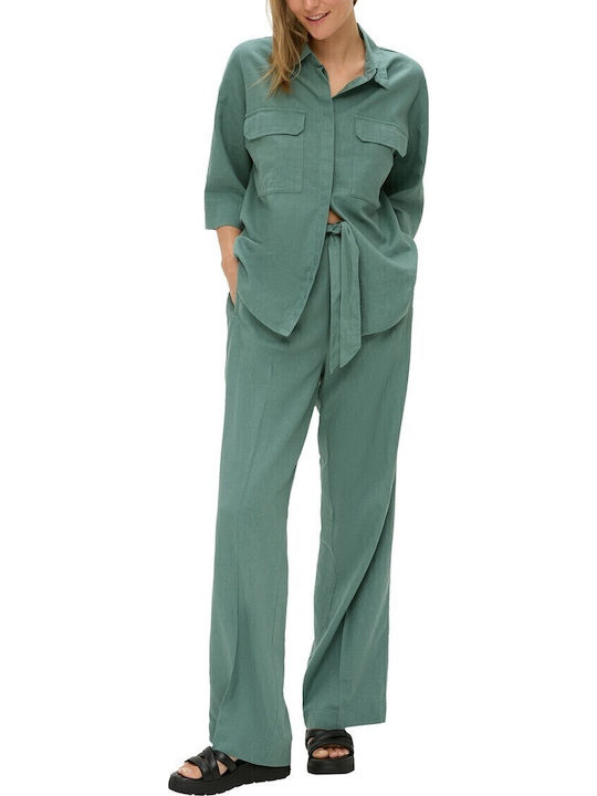 Femei Din material textil Pantaloni Verde