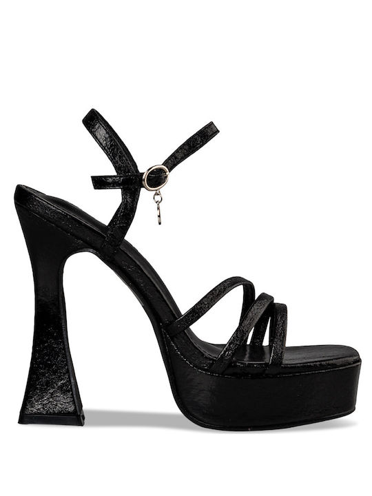 Envie Shoes Sandale dama in Culorea Negru