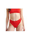 Blu4u Bikini Slip High Waist Red