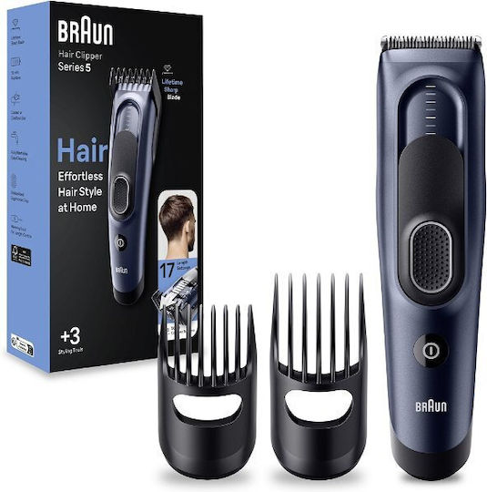 Braun Series 5 Wiederaufladbar Haarschneidemaschine Blau HC5350