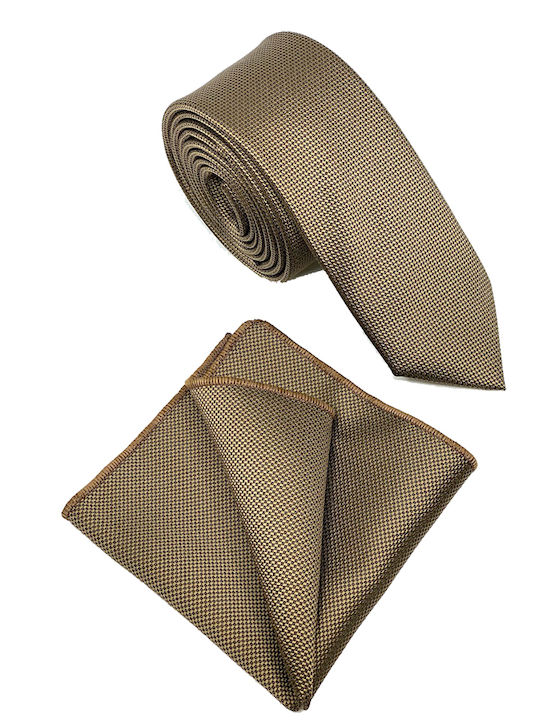 Men's Tie in Brown Color