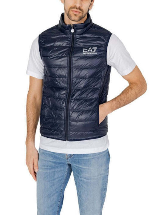 Emporio Armani Men's Winter Sleeveless Jacket Blue