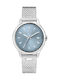 Trussardi Damen Uhr mit Silber Metallarmband