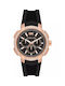 Michael Kors Watch with Black Rubber Strap