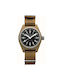 Marathon Watch with Brown Fabric Strap