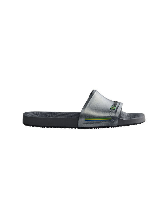 Havaianas Men's Slides Silver