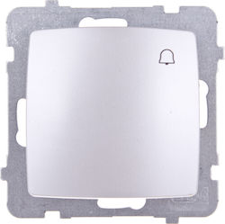 Ospel Knopf Glocke in Silber Farbe ŁP-6S/m/43