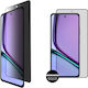 Idol 1991 0.25mm Full Glue Privacy Tempered Glass Μαύρο (Realme C67)