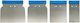 Vorel Spatula Inox cu Mâner de Plastic Set 4buc 06290
