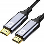 HDMI 2.1 Kabel HDMI-Stecker - HDMI-Stecker 15m Gray